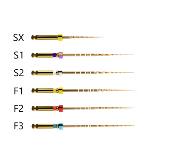 Протейпер  GOLD машинный F1 21мм стерильный (6 шт.), (Dentsply)